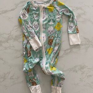 Little Sleepies Easter Print Kids Footie